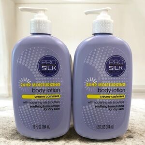 2 Pack Of Pro Silk Moisturizing Body Lotion / Creamy Cashmere - 12fl oz.